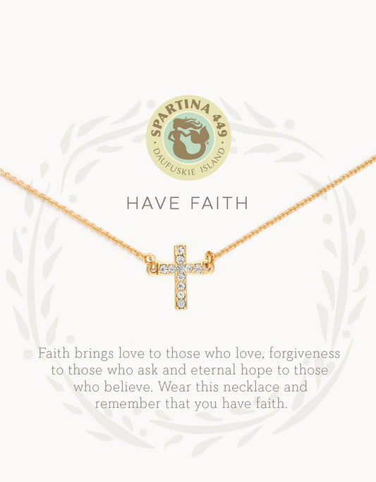 Have Faith Cross Necklace