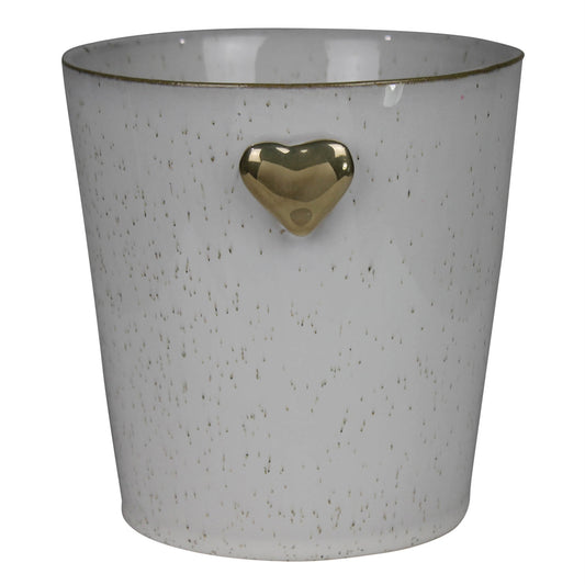 Ceramic Cachepot w/ Heart