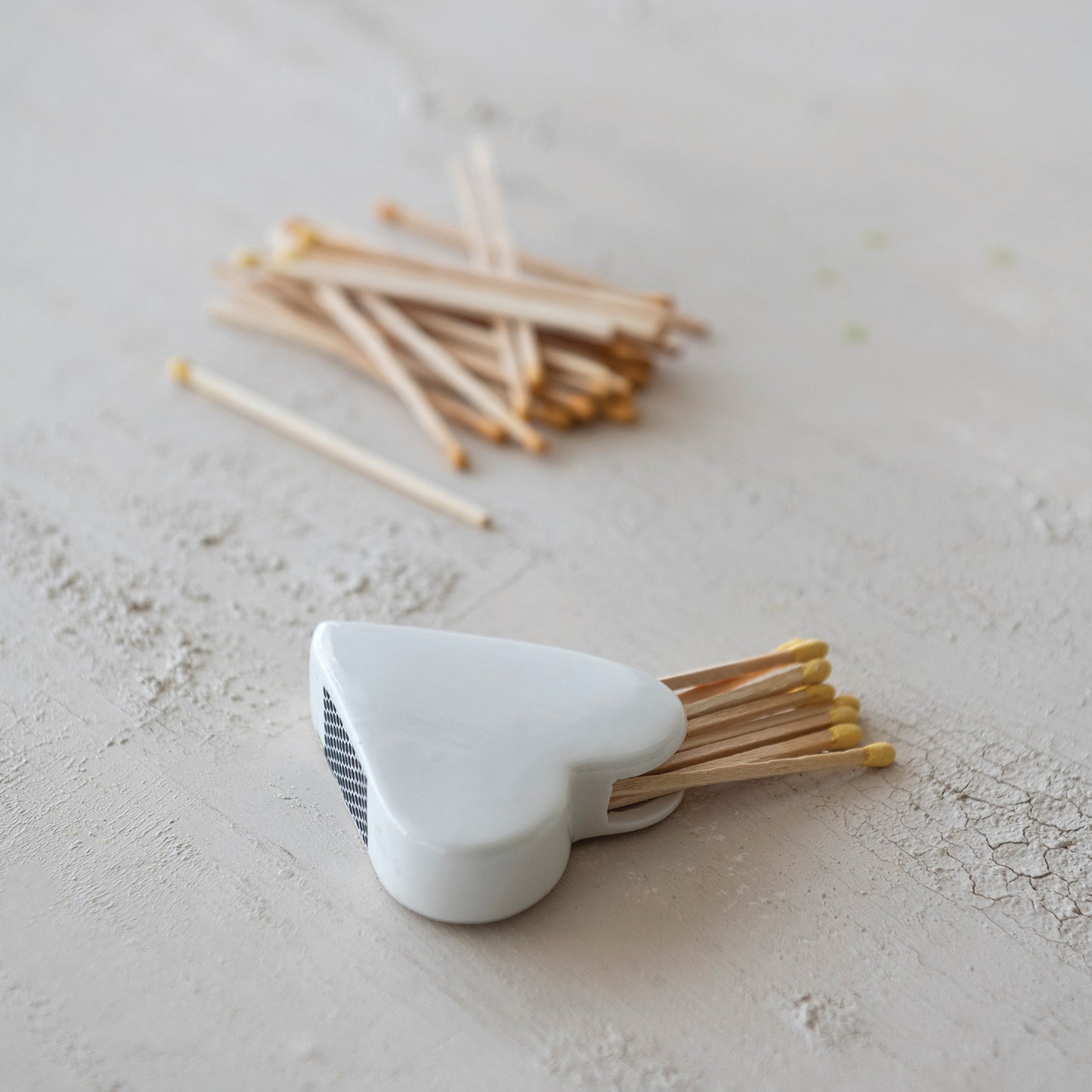 Heart Shaped Match Holder
