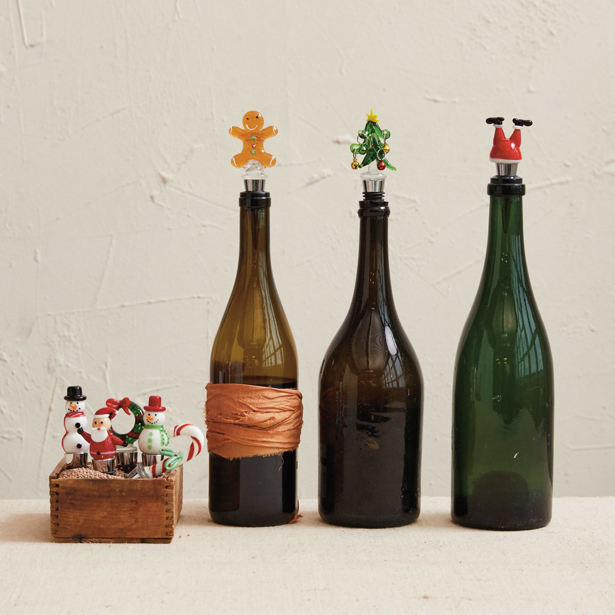 Holiday Wine Topper