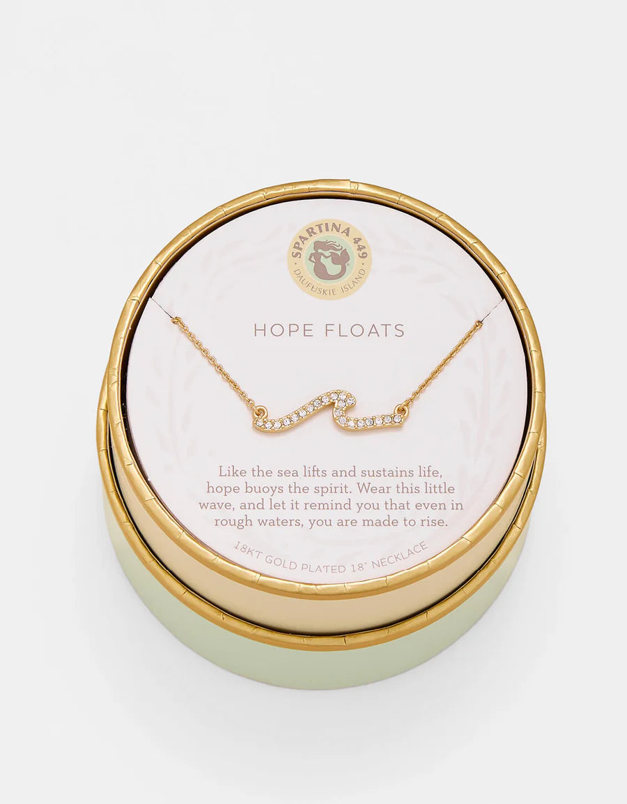 Hope Floats Wave Necklace