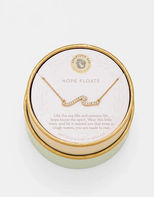 Hope Floats Wave Necklace