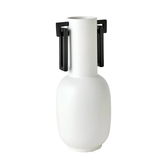 Grecian Black and White Vase