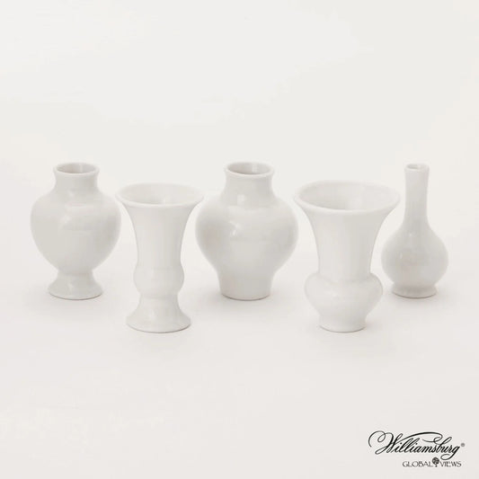 Mini Chinoise White Vase