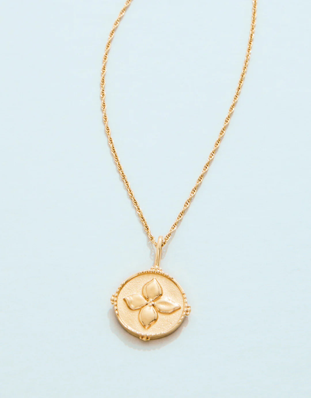 Graceful Talisman Necklace, 18" Gold