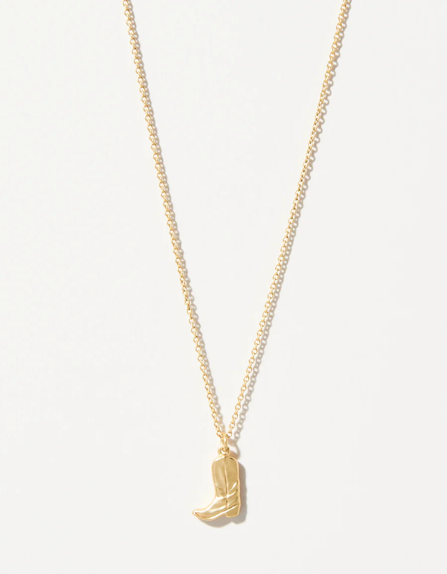Kick It Up-Cowgirl Boot Necklace