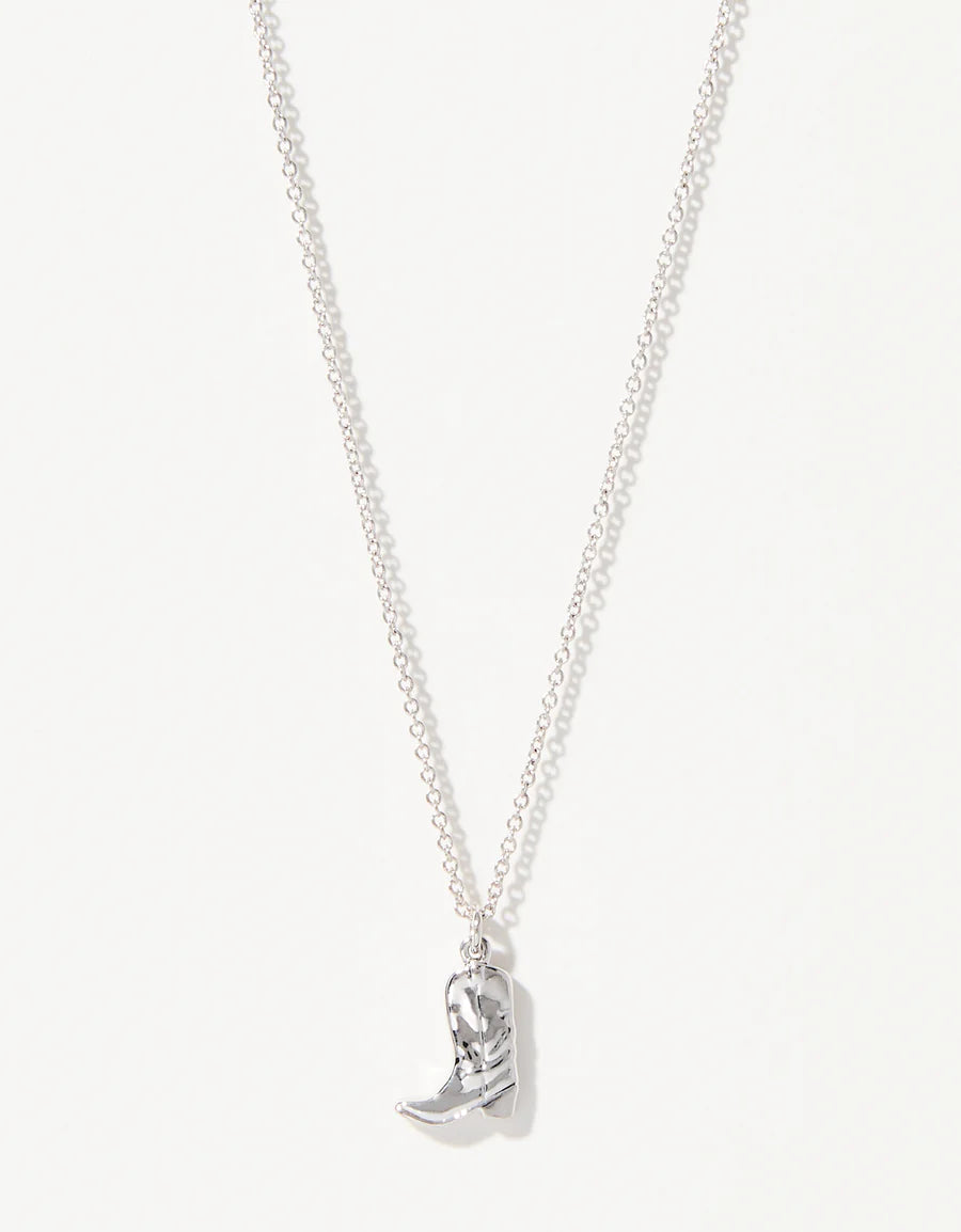 Kick It Up-Cowgirl Boot Necklace