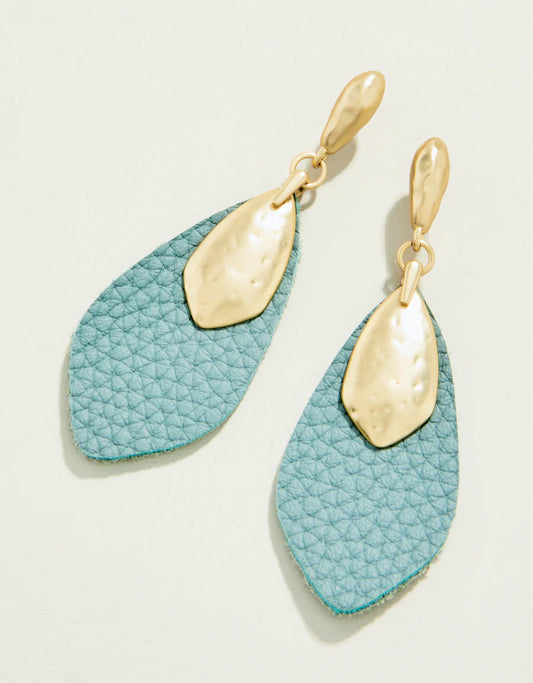 Leather Petal Earrings Collection