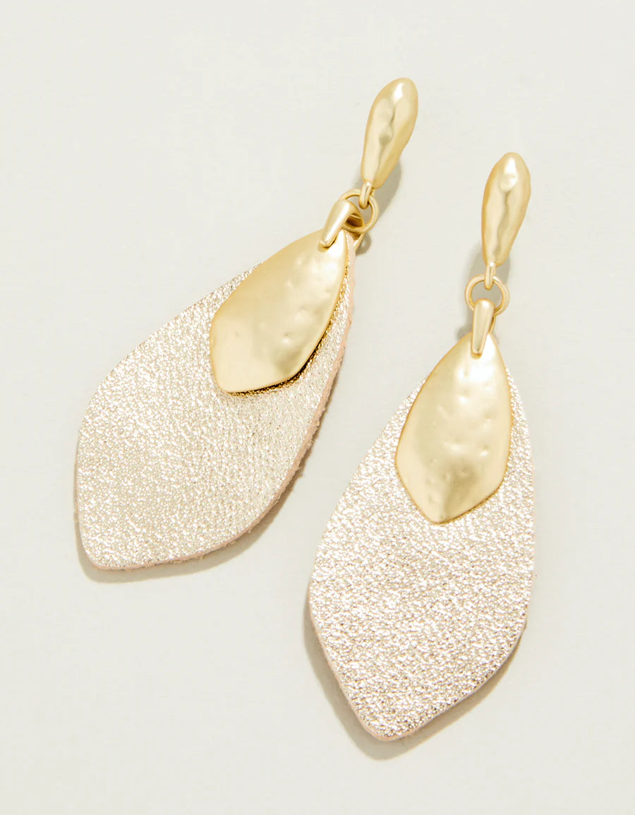 Leather Petal Earrings Collection