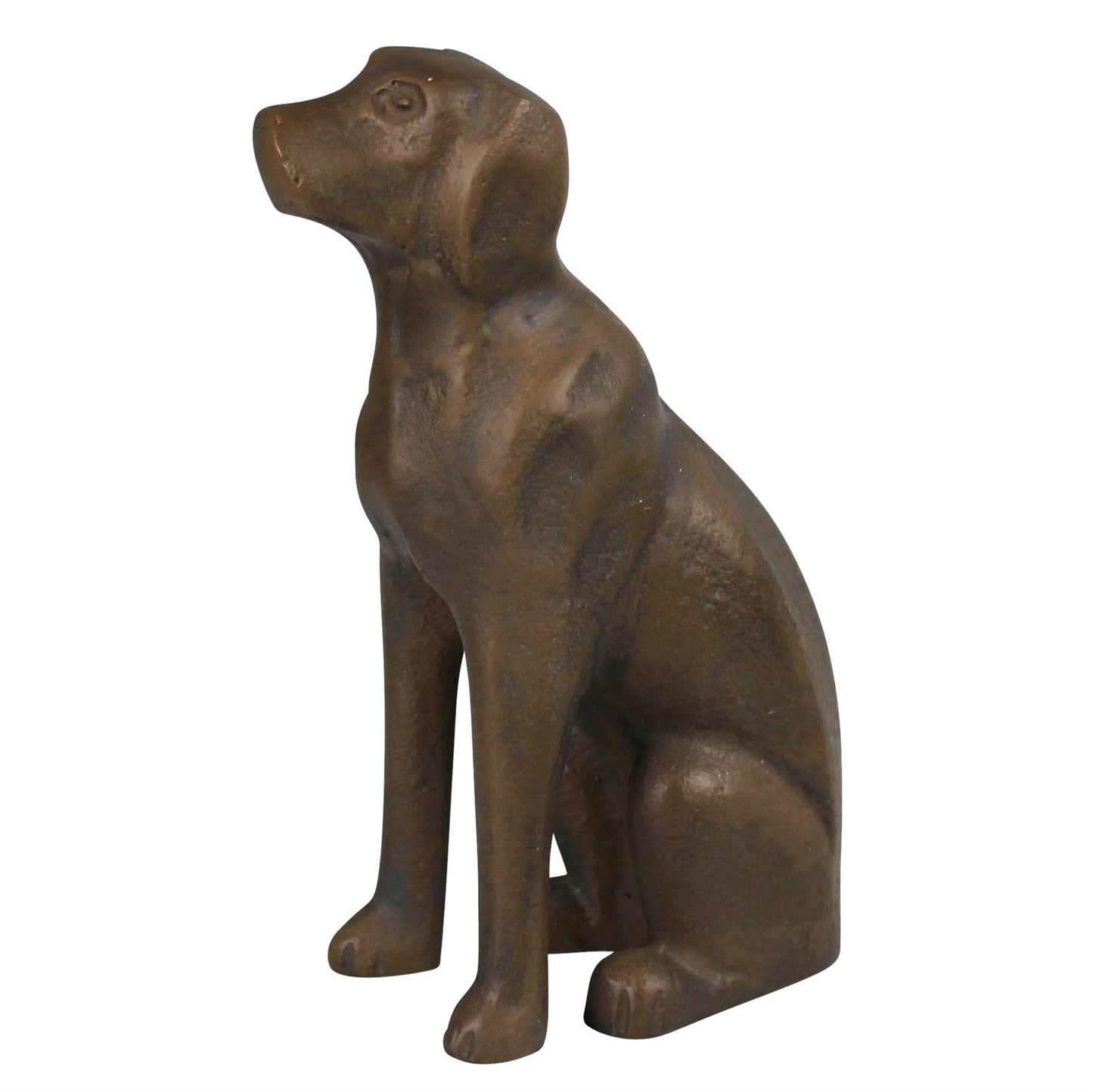 Antique Brown Labrador Statue