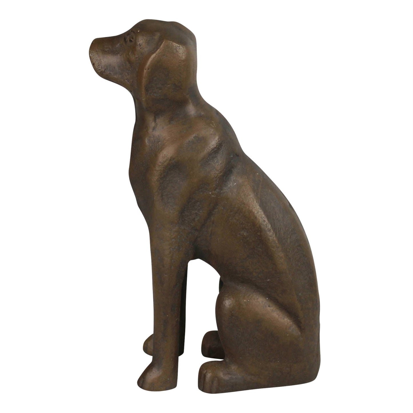 Antique Brown Labrador Statue