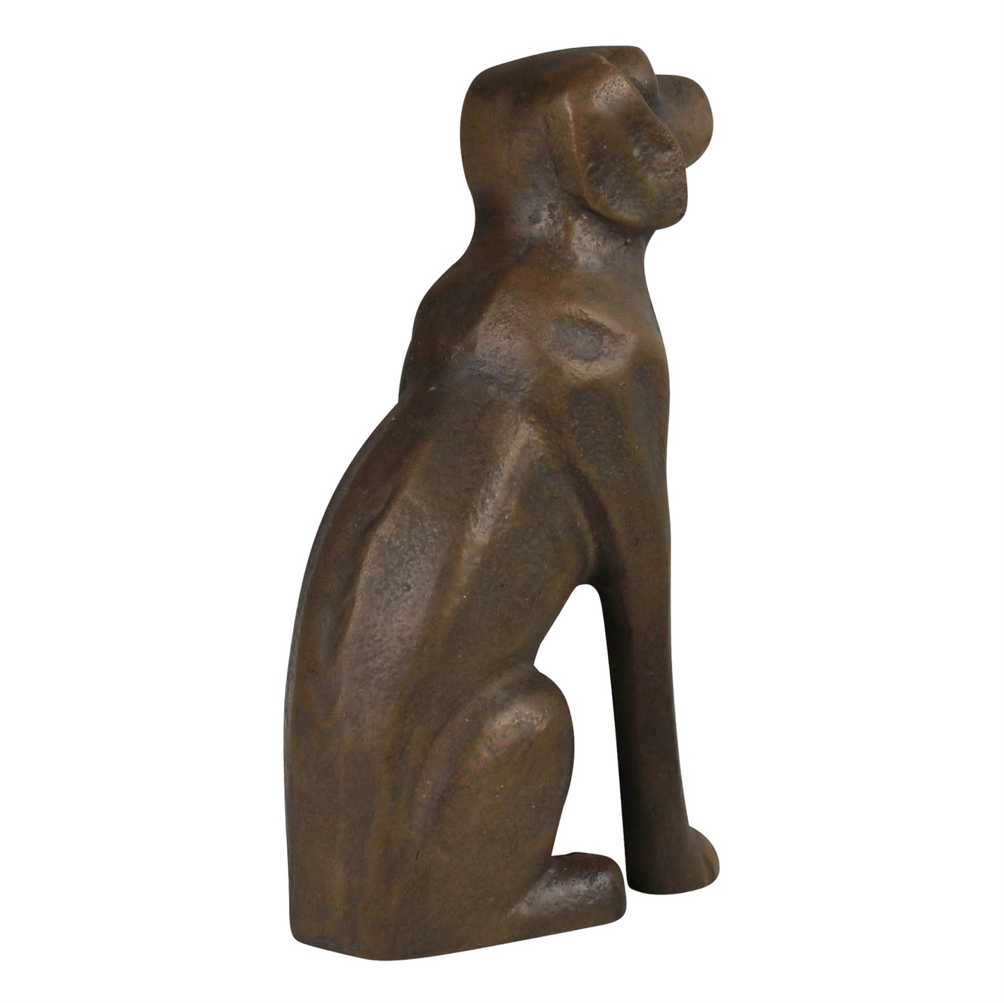 Antique Brown Labrador Statue
