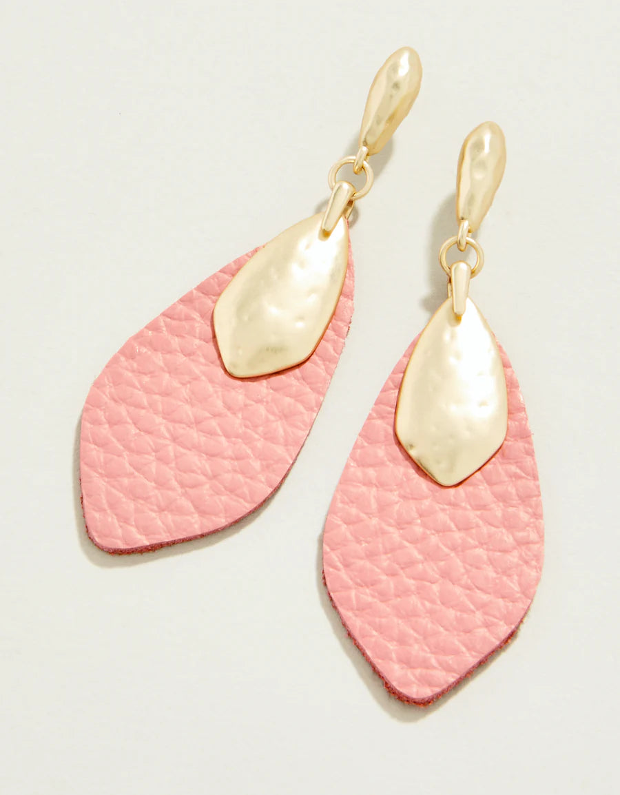 Leather Petal Earrings Collection