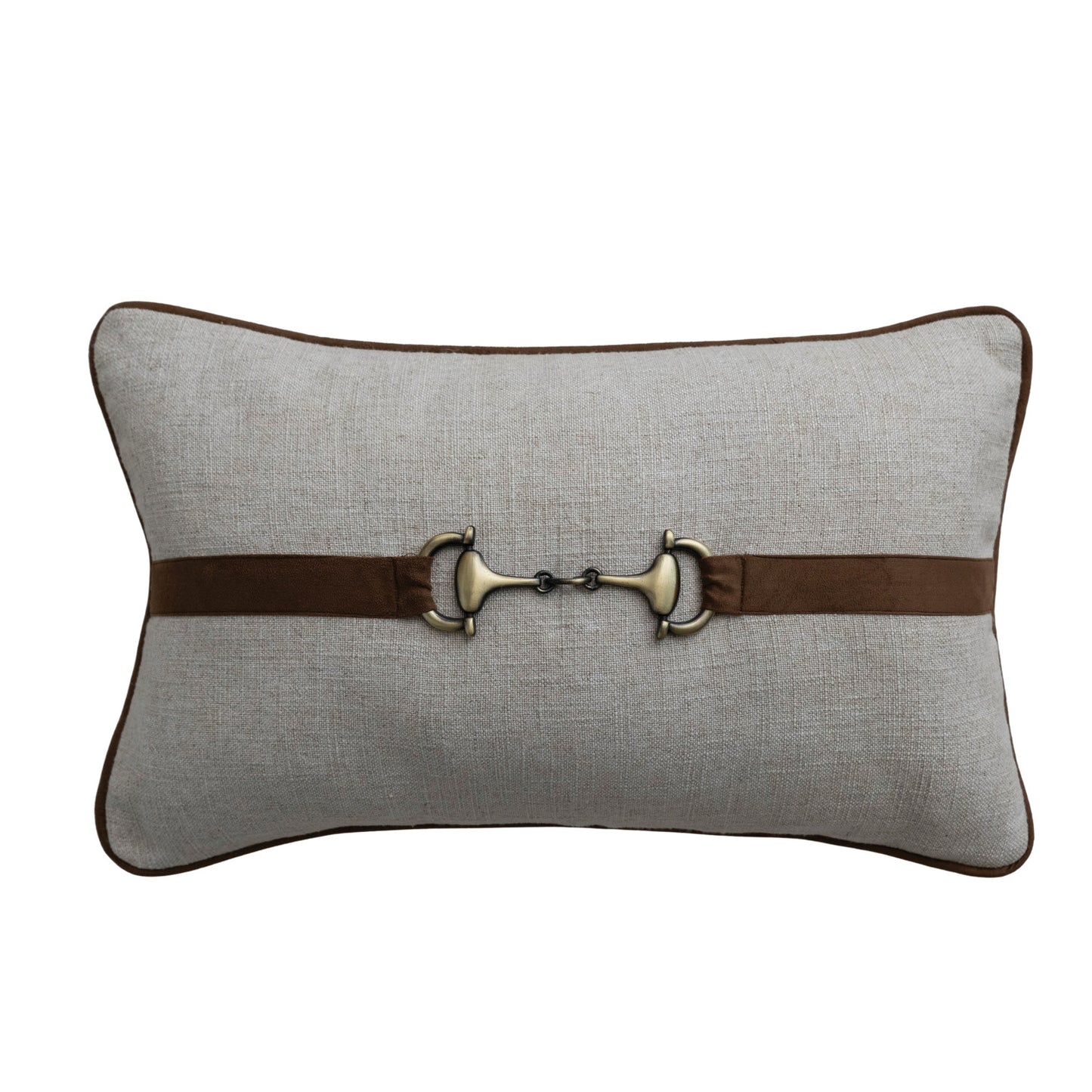 Belt Linen Lumbar Pillow