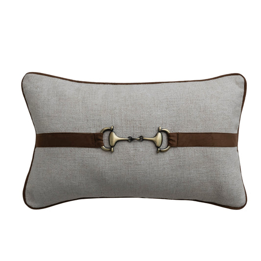 Belt Linen Lumbar Pillow