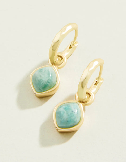 Maera Drop Hoop Earrings