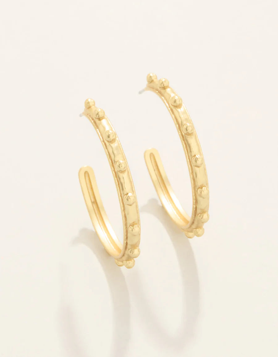 Mercer House Skinny Hoop Earrings
