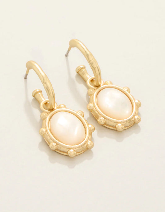 Mercer House Drop Hoop Earrings