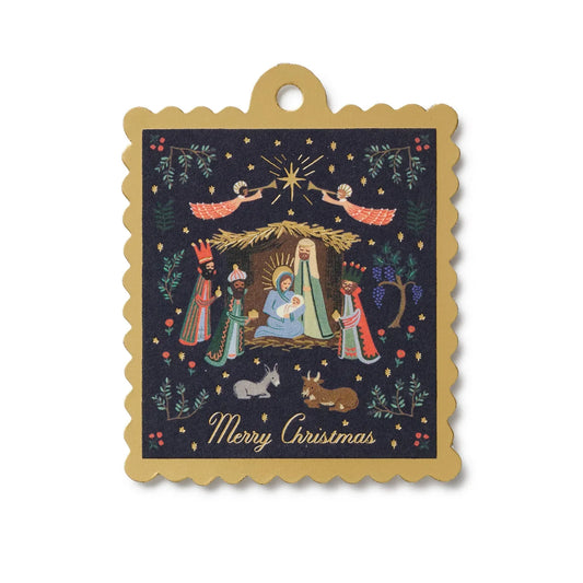 Pack of 8 Nativity Gift Tags