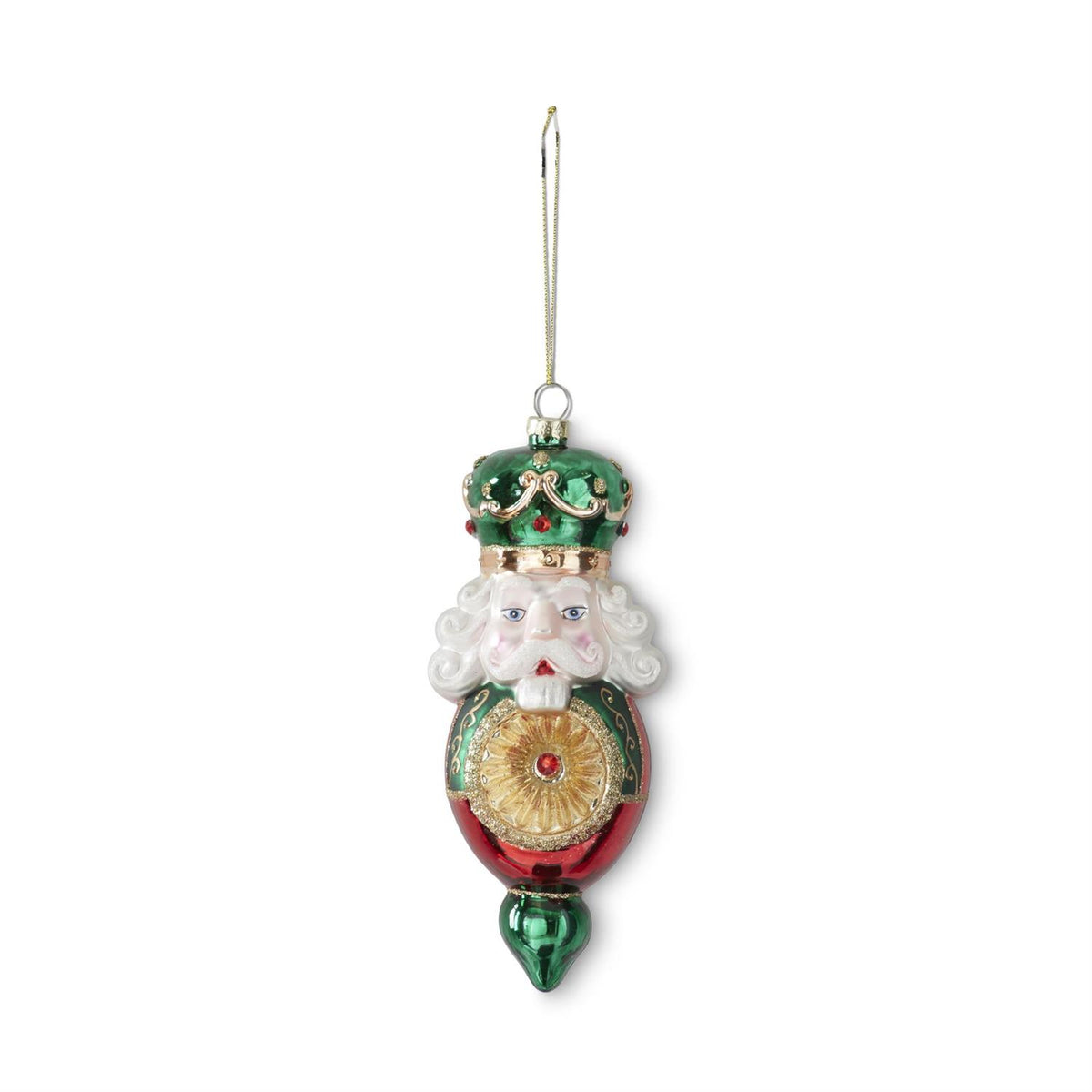 Glass Santa Nutcracker Ornament Collection