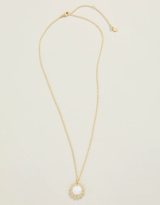 Opaline Halo Necklace