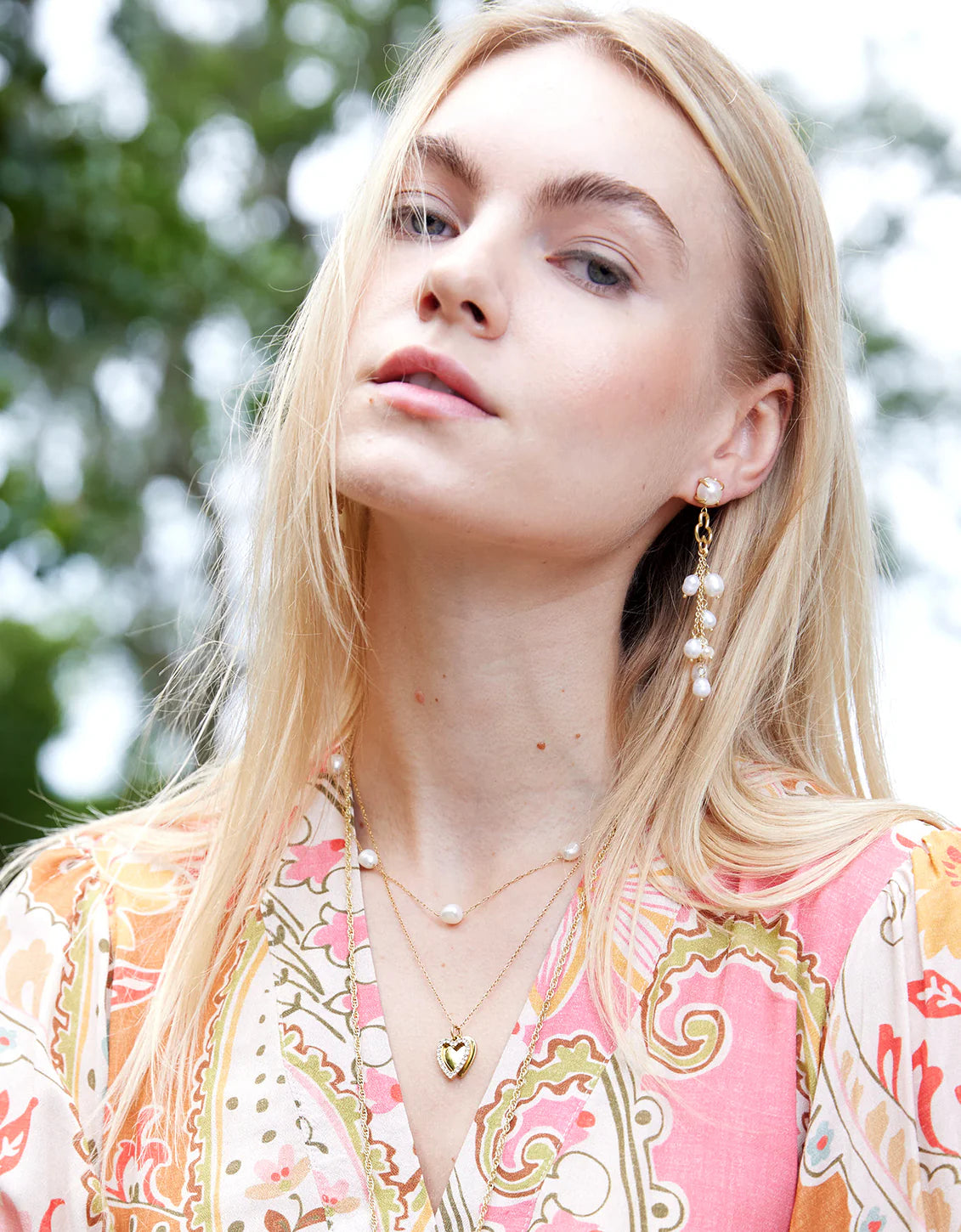 Pearl Party Tassel Earrings