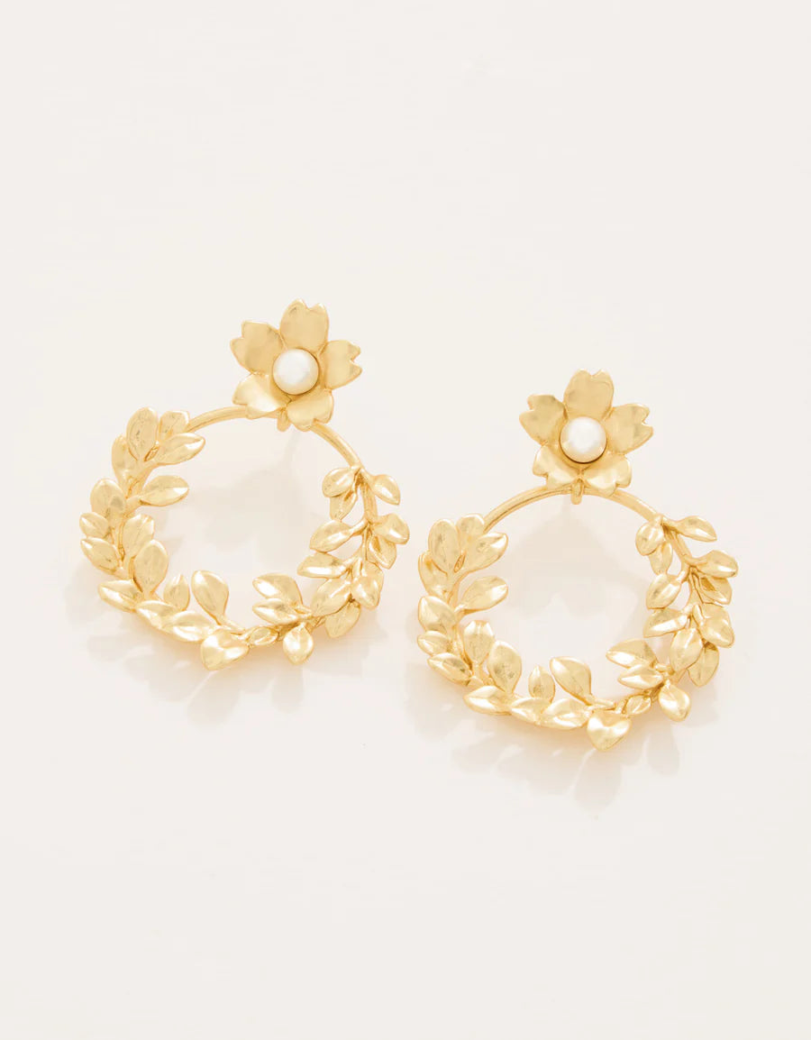 Pearl Wreath Earrings