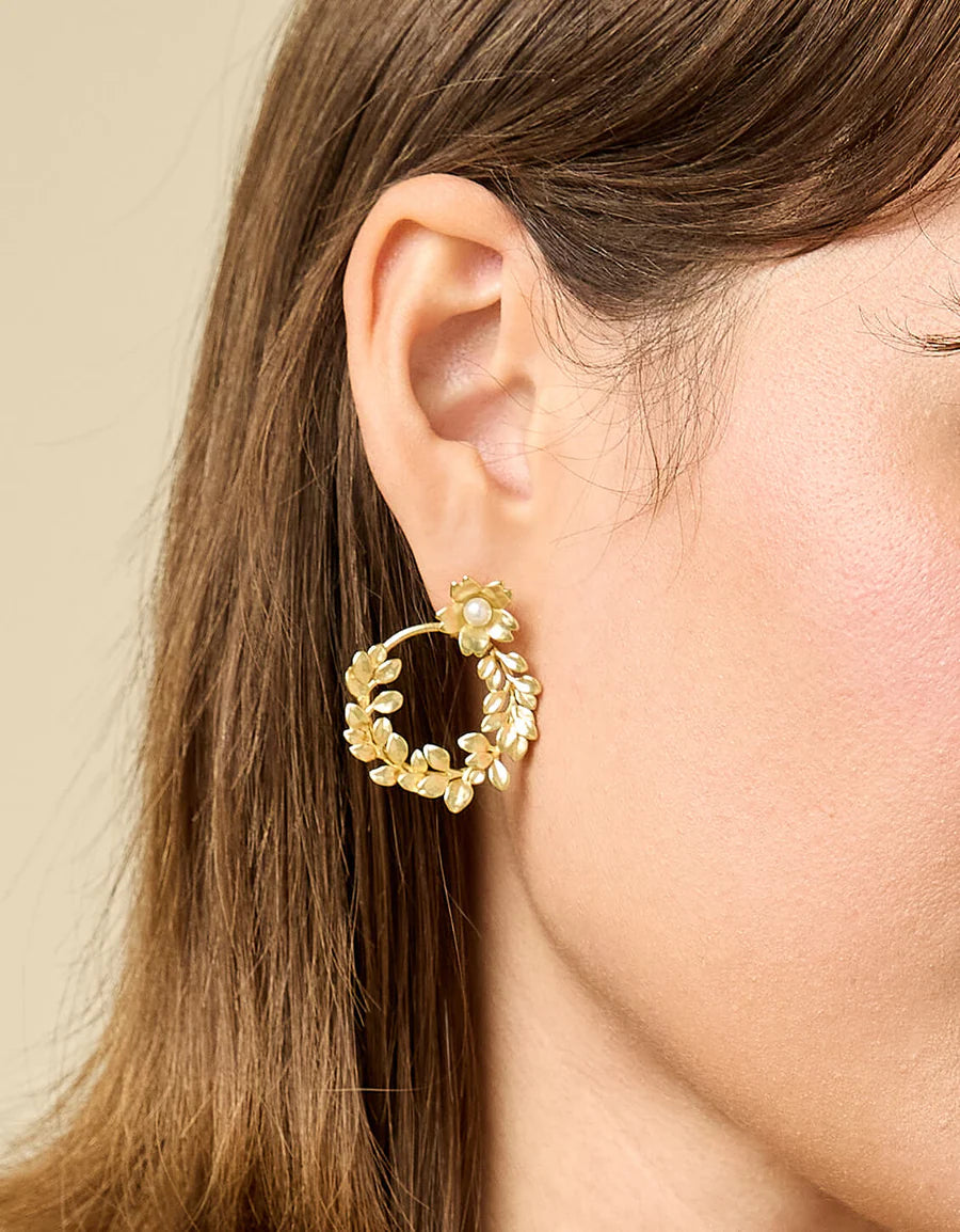 Pearl Wreath Earrings