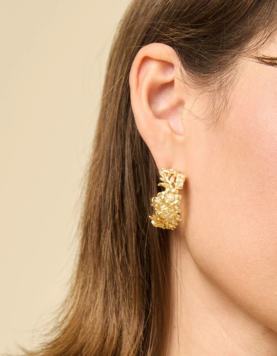 Posy Party Hoop Earrings