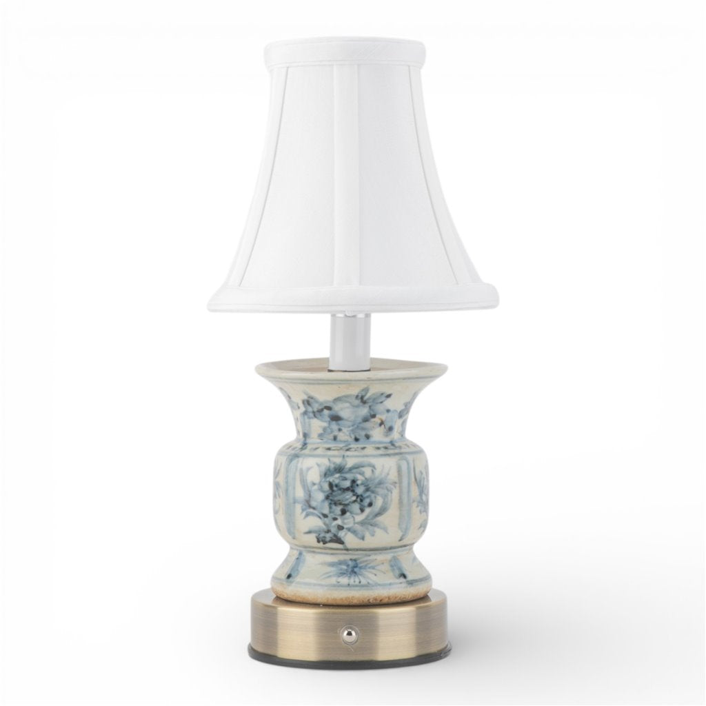 Blue & White Rechargeable Lamp