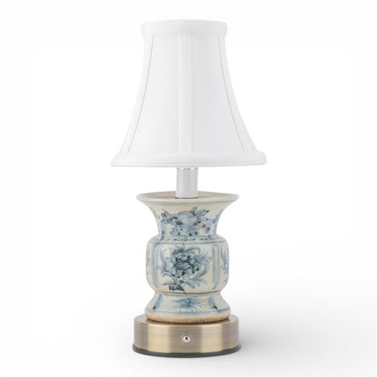 Blue & White Rechargeable Lamp