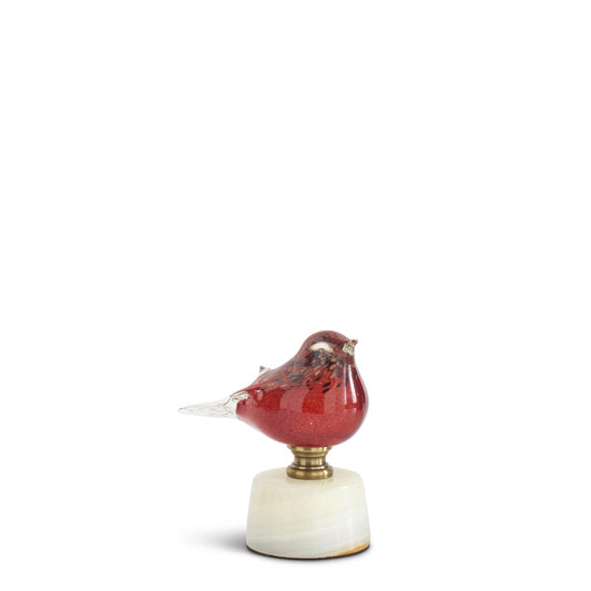 Red Glass Bird Collection