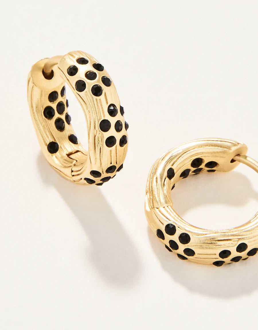 Sand Bar Midi Hoop Earrings