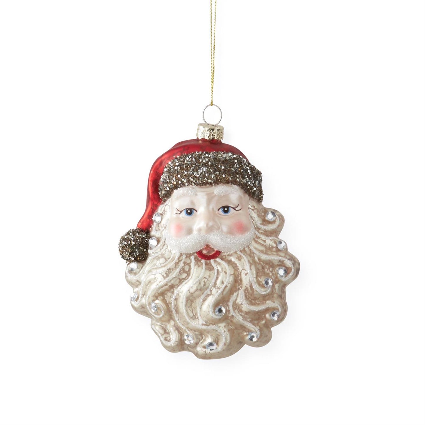 Vintage Santa Head Ornament