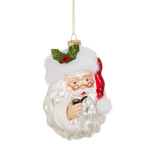 Santa with Pipe Ornament