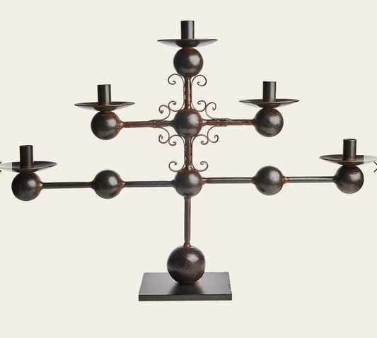 Balero Churro Candelabra w/ 5 Arms