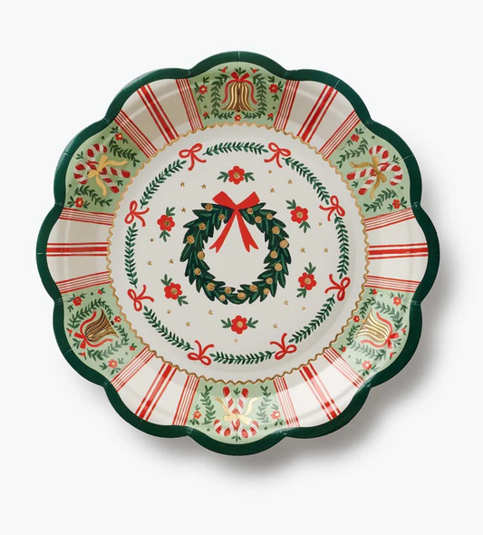 Holly Jolly Small Paper Plates