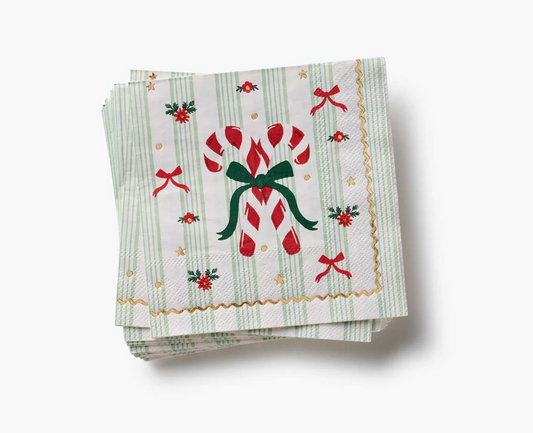 Holly Jolly Paper Cocktail Napkins