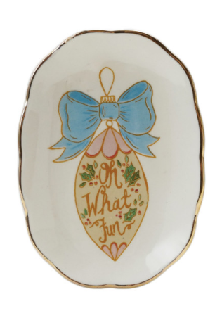 Holiday Stoneware Dish