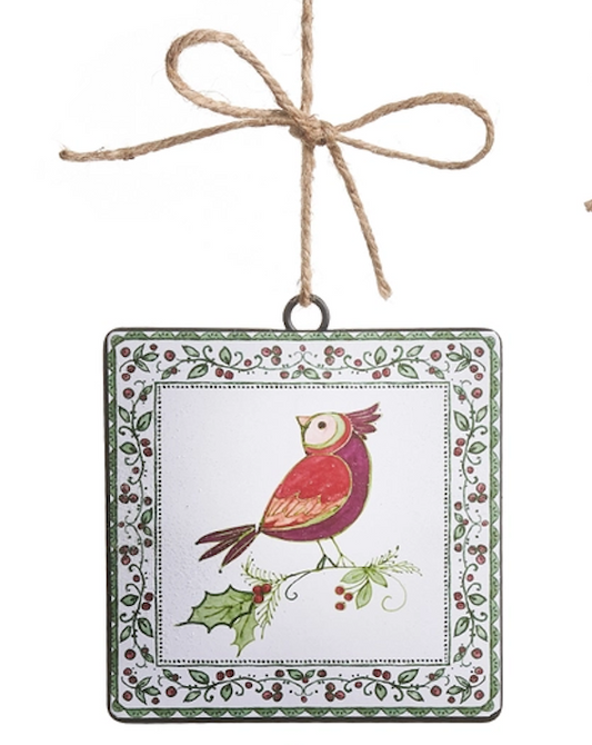 Yuletide Warbler Emb Orn