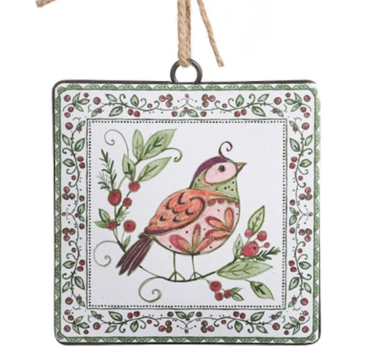 Yuletide Warbler Emb Orn