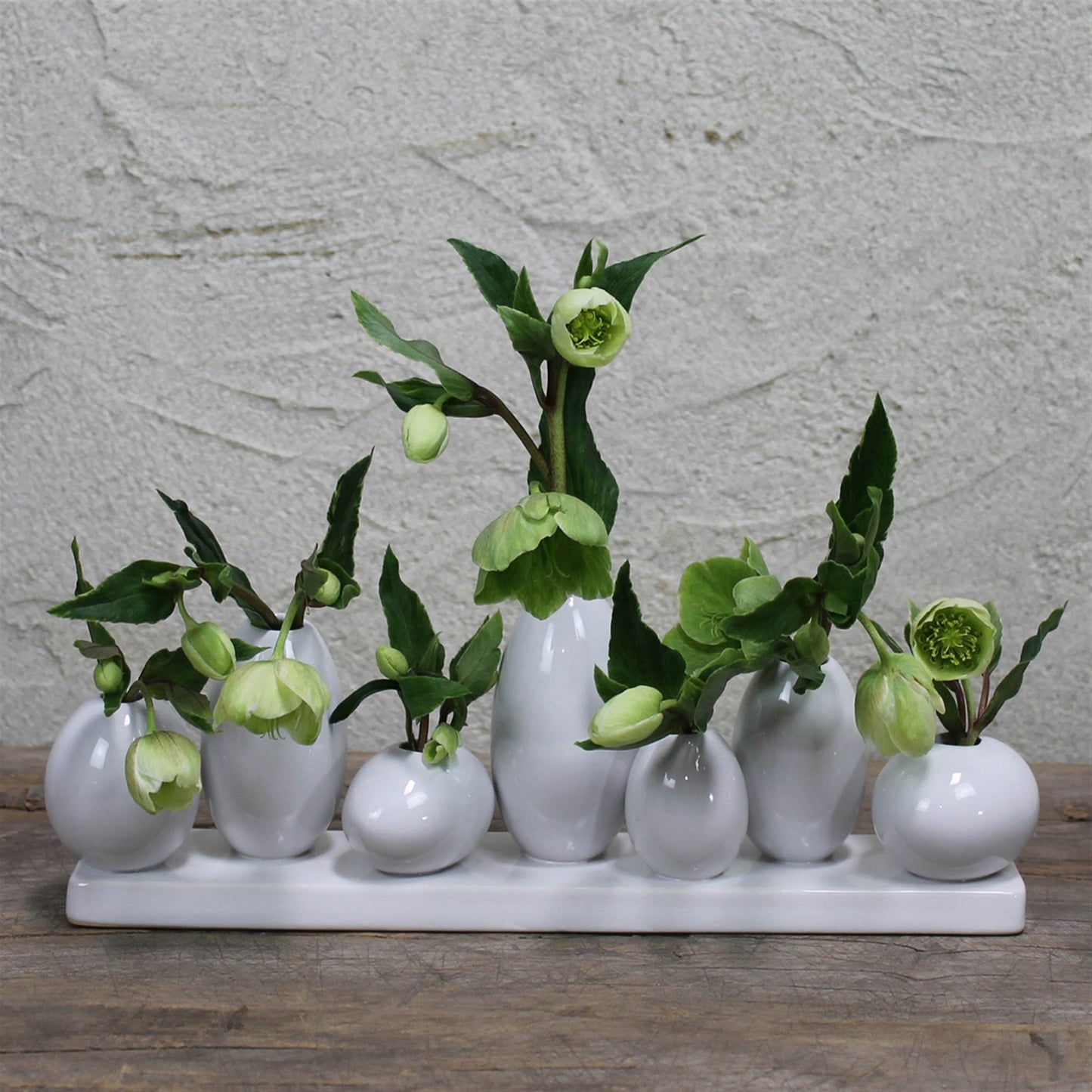 Group of 7 Oval Vases