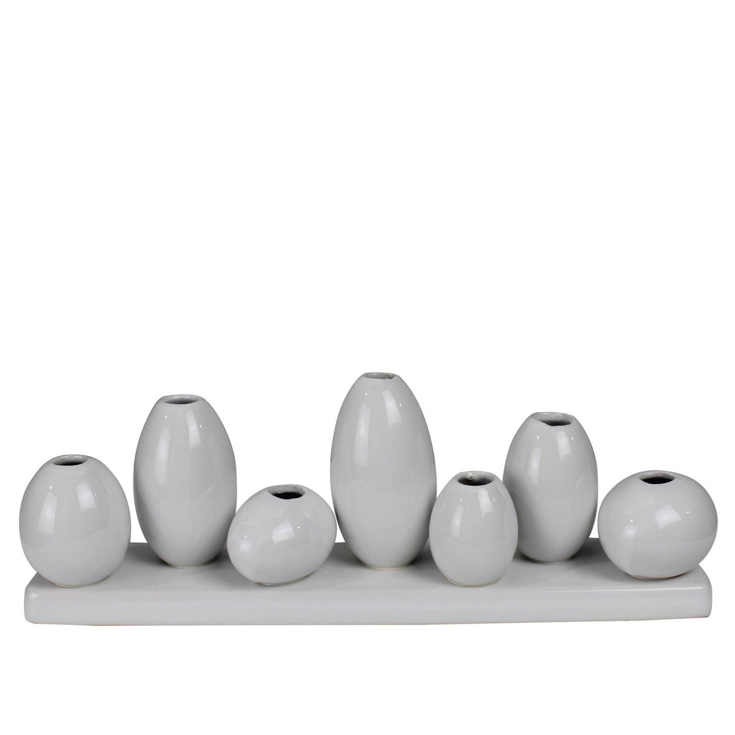 Group of 7 Oval Vases