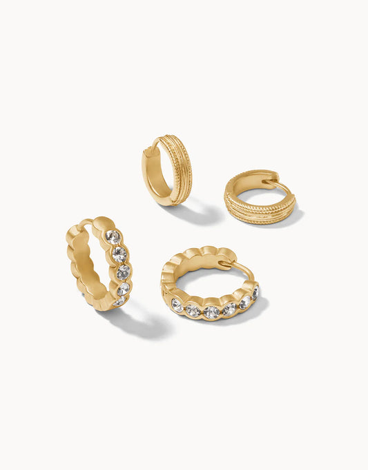 Simple Hoop Set of Earrings