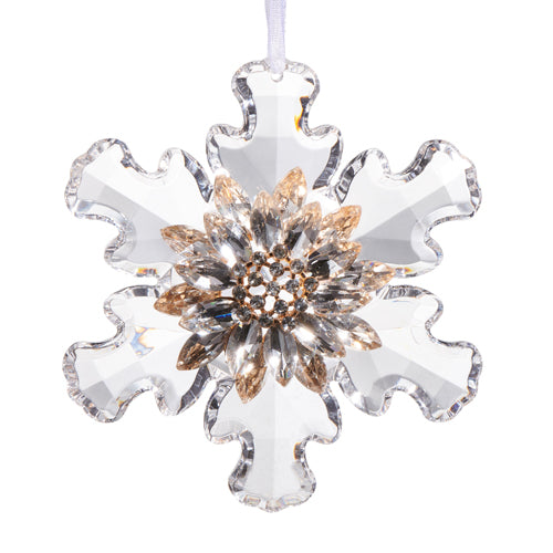 Acrylic Snowflake Ornament Collection
