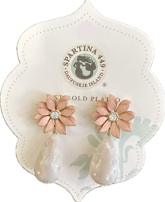 Floral Dew Drop Earrings