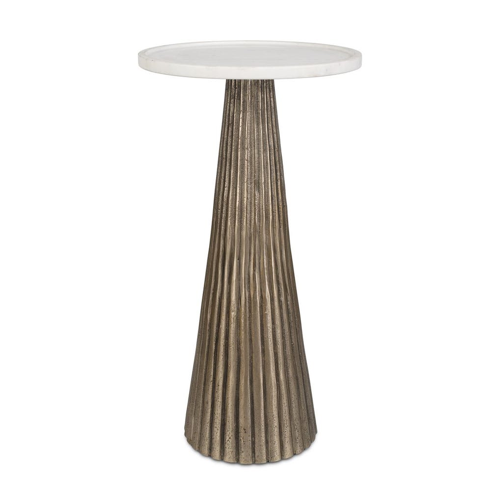 Fluted Accent Table