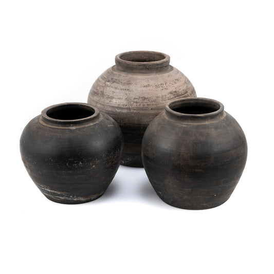 Vintage Pottery Water Jar