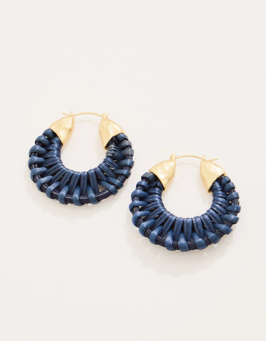 Wicker Hoop Earrings Collection