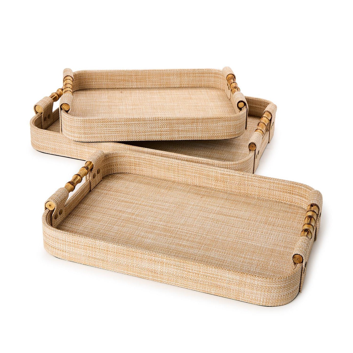 Natural Rectangle Grass Woven Tray